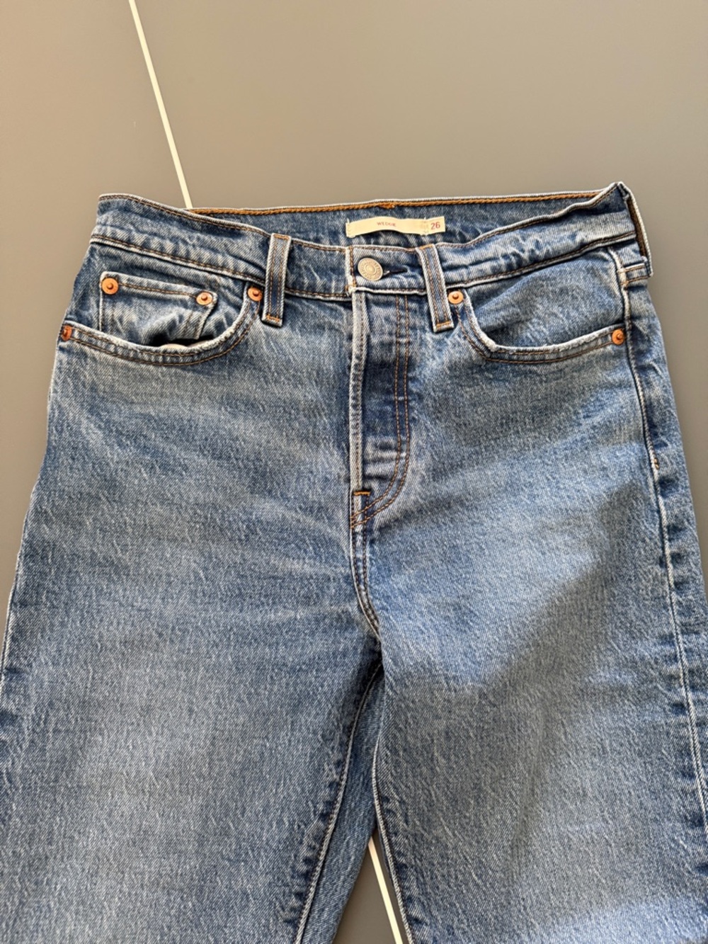 Levi's wedgie Denim Jeans tapered leg
